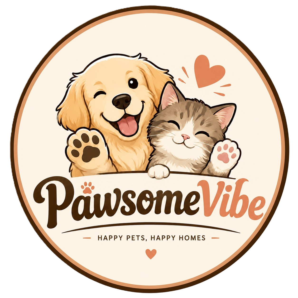 PawsomeVibe Logo